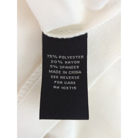 Sharagano Ivory Sheath Pocket Half Zip Career Office Dress size 10 NWT - Picture 8 of 10